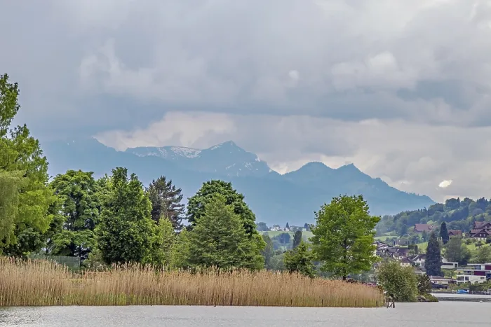 Framed Print : Lake Lucerne near Kussnacht am Rigi