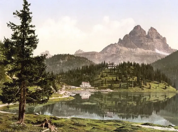 Framed Print : Lake Misurina, Lago di Misurina