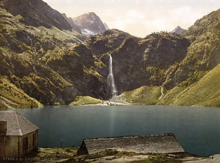 Framed Print : The Lake of Oo, Luchon, Pyrenees