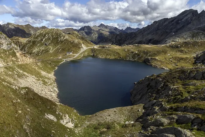 Framed Print : Lake Scuro, Lago Scuro, Sambuco valley