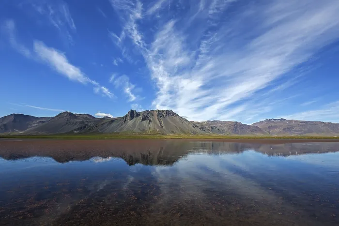 Framed Print : Lakeland with volcanic mountains Framed Print : Lakeland with volcanic mountains