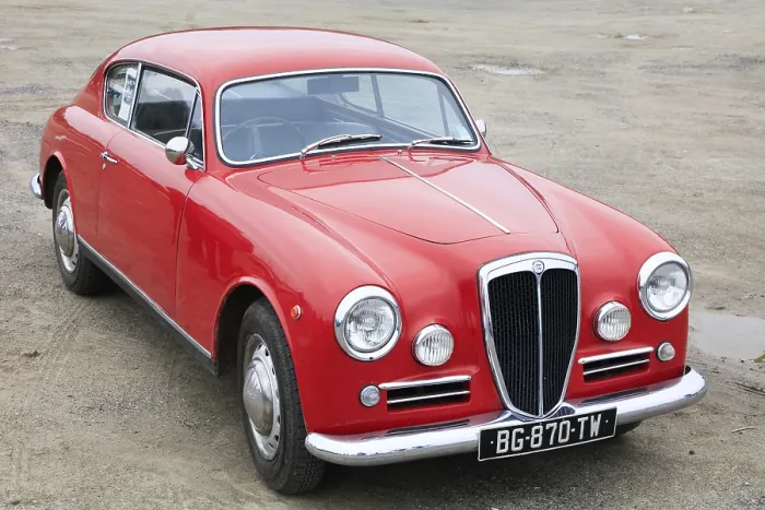 Framed Print : Lancia Aurelia Coupe, Classic Car Meeting