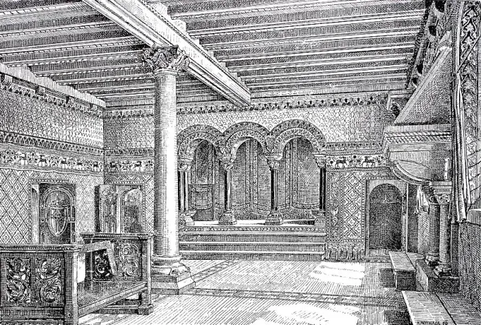Framed Print : The Landgrave's Room at Wartburg Castle in Thuringia