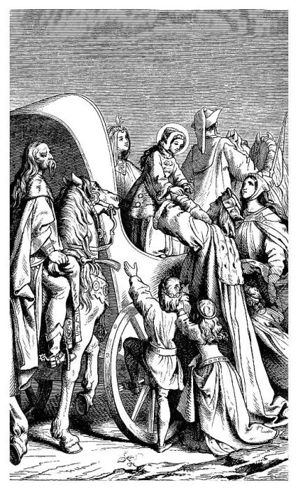 Framed Print : Landgravess Elizabeth of Thuringia or Elizabeth of Hungary