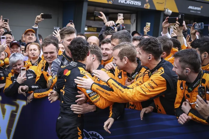 Framed Print : Lando Norris of Great Britain