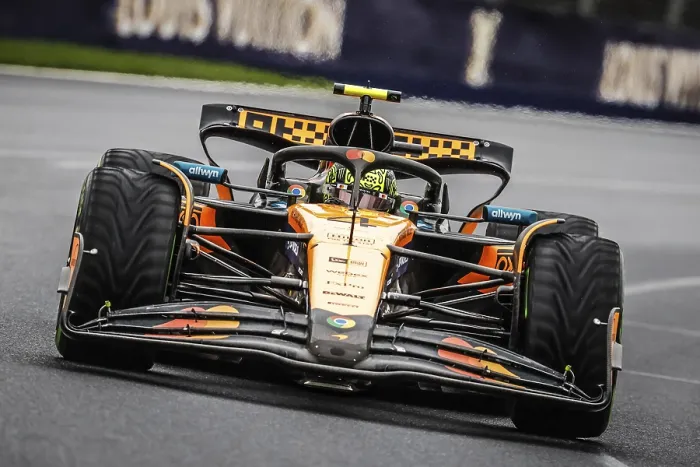 Framed Print : Lando Norris of Great Britain