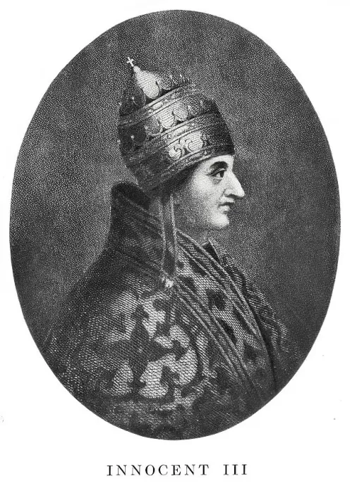 Framed Print : Lando of Seces, also Landus Sitinus was under the name Innocent III from 29 September 1179 to January 1180 antipope to