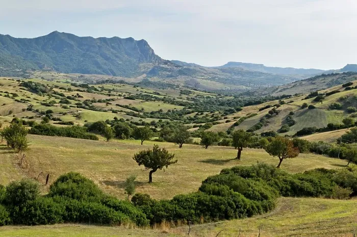 Framed Print : Landscape of Calabria, Aspromonte National Park