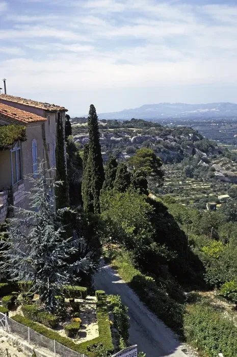 Framed Print : Landscape on the hill of the village of Venasque, Vaucluse, Provence, France 1974 Framed Print : Landscape on the hill of the village of Venasque, Vaucluse, Provence, France 1974
