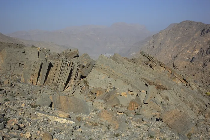 Framed Print : Landscape in the Jebel Harim region
