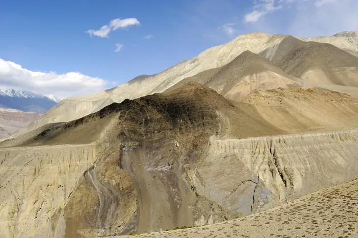 Framed Print : Landscape, Kagbeni, Nepal