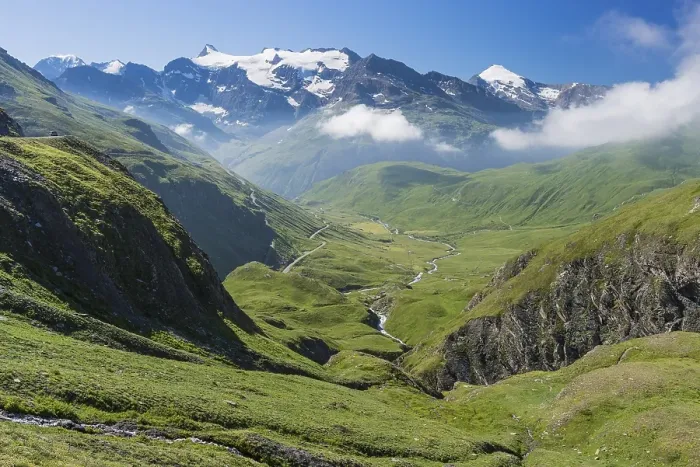 Framed Print : Landscape in the National park of Vanoise
