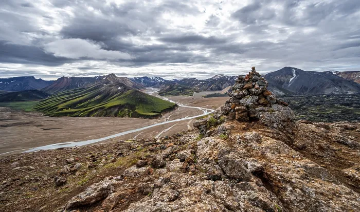 Framed Print : Landscape near Landmannalaugar