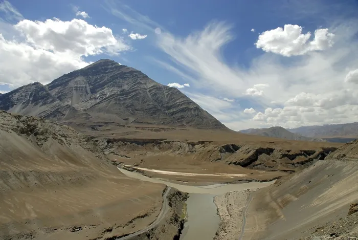 Framed Print : Landscape at Nimmu, Leh, Ladakh
