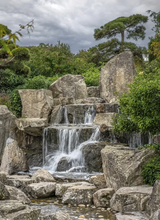 Framed Print : Landscape, park, trees, shrubs