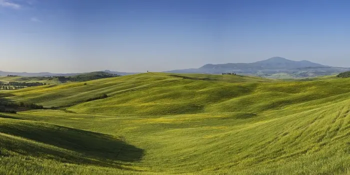 Framed Print : Landscape around Pienza, Val dOrcia Framed Print : Landscape around Pienza, Val dOrcia