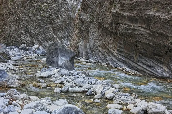 Framed Print : Landscape in the Samaria Gorge Framed Print : Landscape in the Samaria Gorge