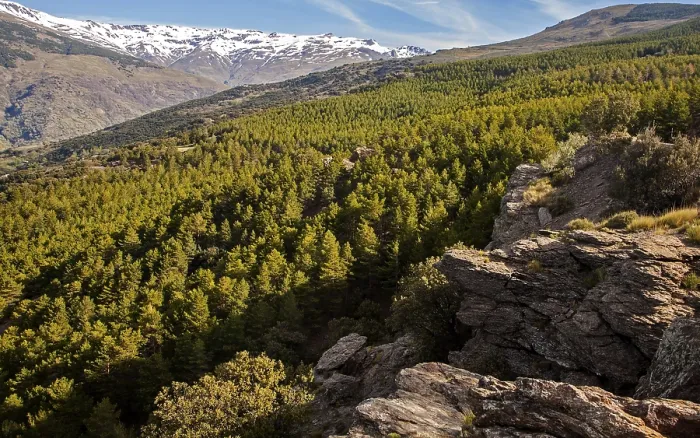 Framed Print : Landscape of Sierra Nevada Mountains in the High Alpujarras