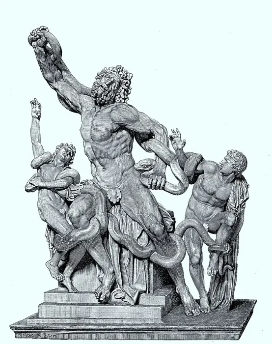 Framed Print : Laocoon, the famous marble group in the Vatican Museum Framed Print : Laocoon, the famous marble group in the Vatican Museum