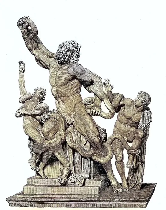 Framed Print : Laocoon, the famous marble group in the Vatican Museum Framed Print : Laocoon, the famous marble group in the Vatican Museum