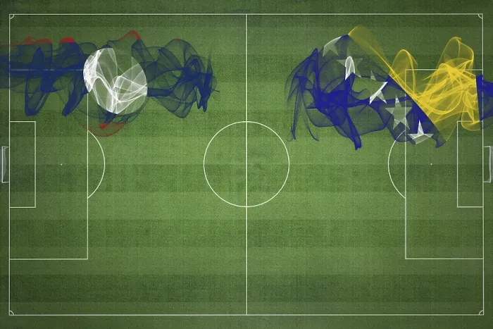Framed Print : Laos vs Bosnia and Herzegovina Soccer Match