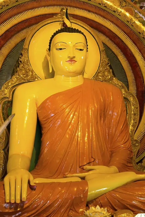 Framed Print : Large Buddha statue at Gangaramaya Temple Framed Print : Large Buddha statue at Gangaramaya Temple