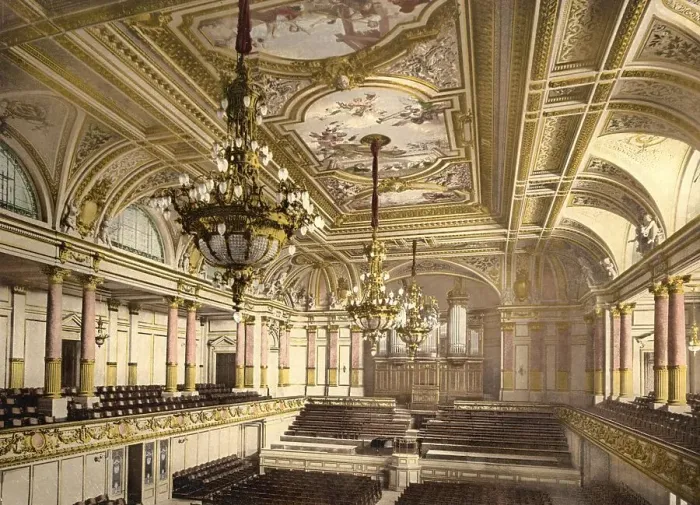 Framed Print : Large concert hall in the Tonhalle in Zurich Framed Print : Large concert hall in the Tonhalle in Zurich