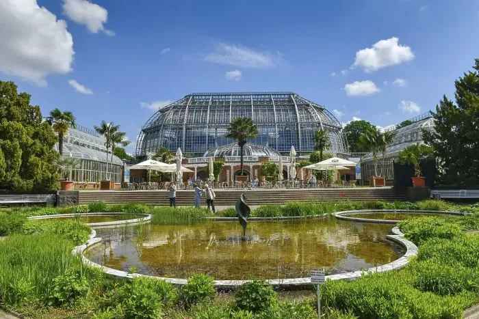 Framed Print : Large Tropical House, Botanical Garden