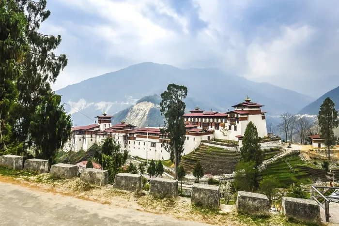 Framed Print : Largest monastery fortress, Trongsa Dzong Framed Print : Largest monastery fortress, Trongsa Dzong
