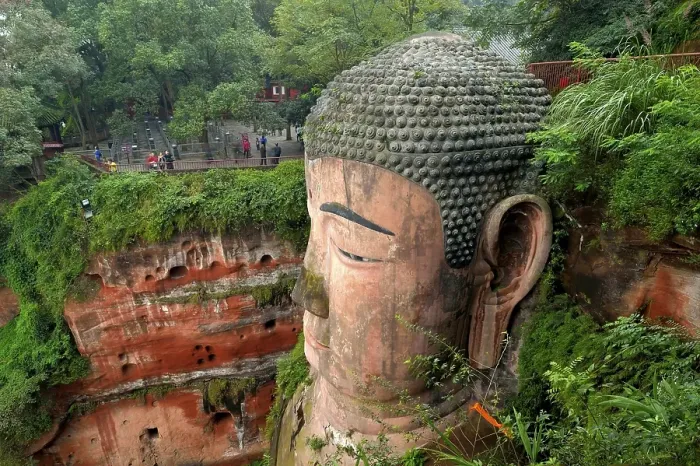 Framed Print : Largest stone Buddha statue in the world Framed Print : Largest stone Buddha statue in the world