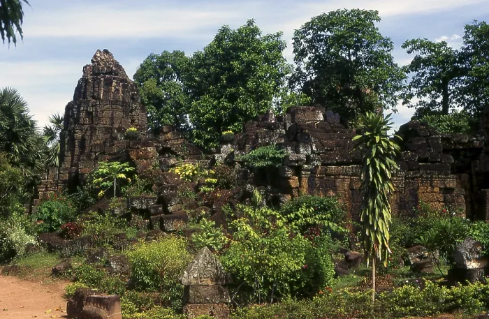 Framed Print : The laterite temple of Ta Prohm was built by King Jayavarman VII on top of an earlier 6th century Khmer shrine