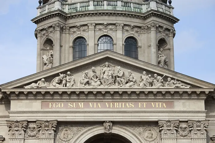 Framed Print : Latin inscription of Jesus words