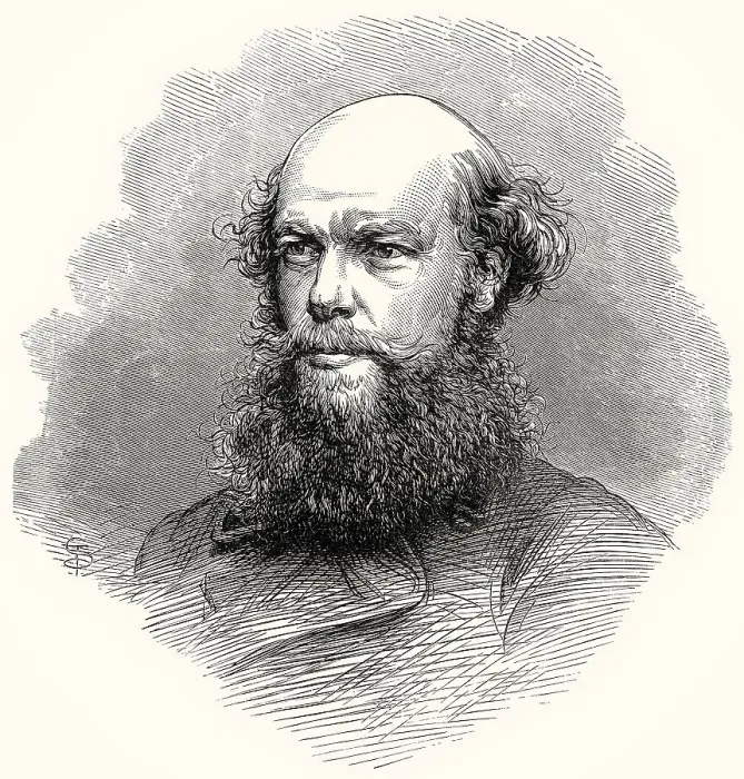 Framed Print : Laurence Oliphant, 1829 - 1888