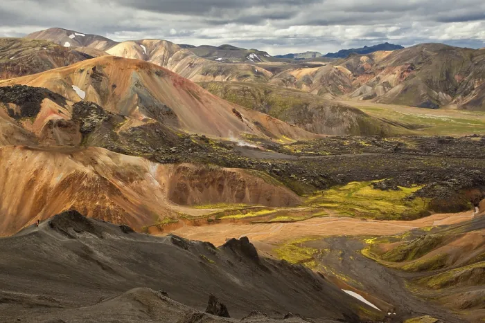 Framed Print : Lava field, Landmannalaugar, Iceland, Europe
