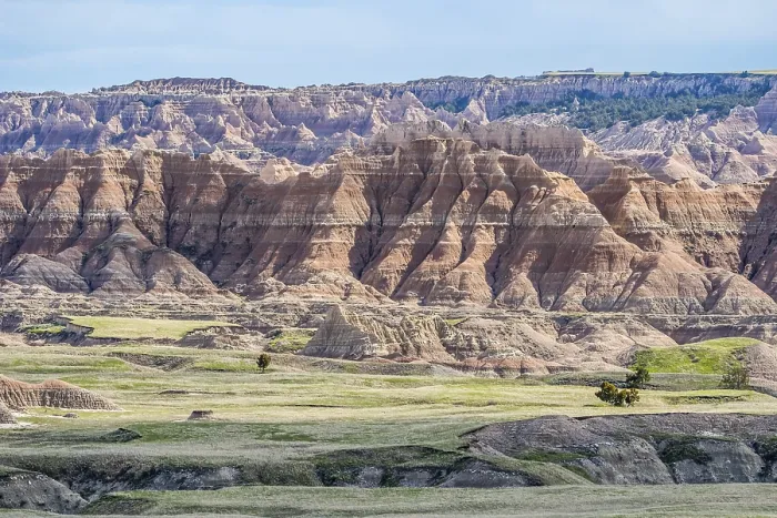 Framed Print : A layered rugged terrain rock formations of the preserve national park Framed Print : A layered rugged terrain rock formations of the preserve national park