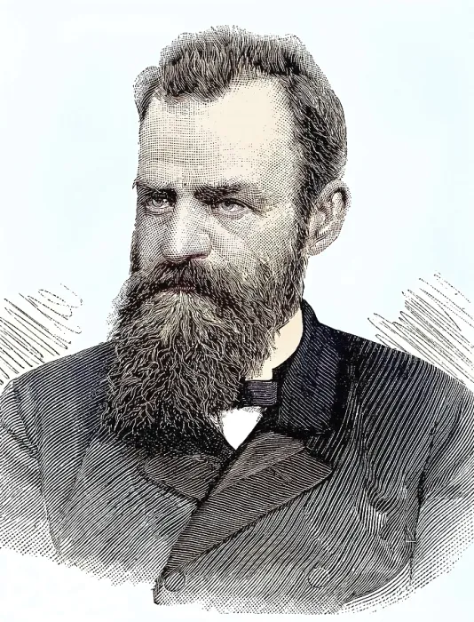 Framed Print : Lazar Dokic, Dokitsch, Serbian scholar and statesman