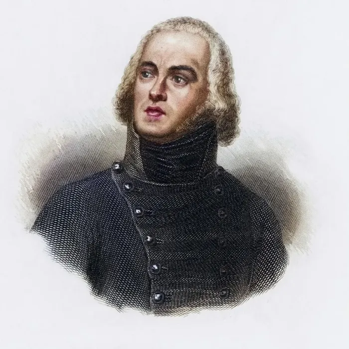 Framed Print : Lazare Hoche (1768-97) French revolutionary soldier who rose from corporal to general