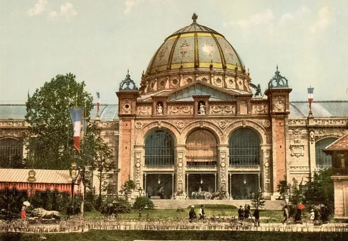 Framed Print : Le Palais de Beaux-Arts, Universal Exhibition, 1889, Paris, France, Historical, c. 1900, digitally restored reproduction from a 19th century original, Europe Framed Print : Le Palais de Beaux-Arts, Universal Exhibition, 1889, Paris, France, Historical, c. 1900, digitally restored reproduction from a 19th century original, Europe