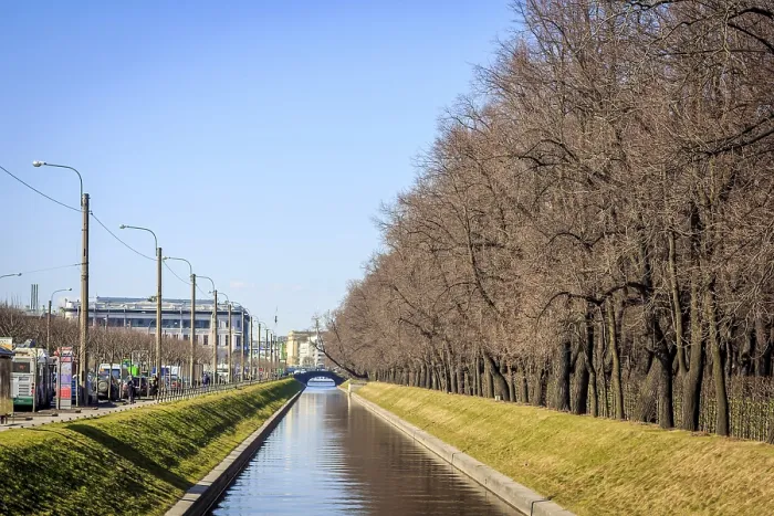 Framed Print : Lebyazhya Canal of St. Petersburg