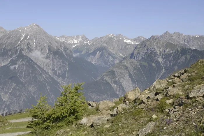 Framed Print : Lechtal Alps, mountains, mountain