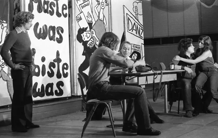 Framed Print : The left-oriented Socialist German Workers Youth (SDAJ)