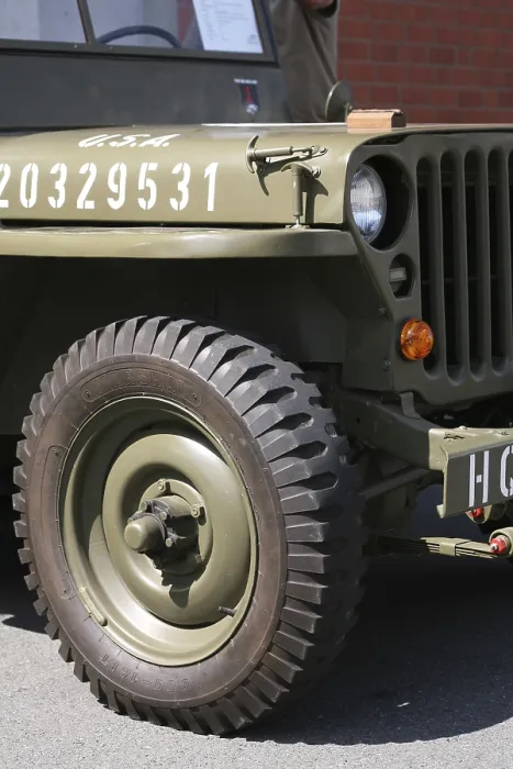 Framed Print : Legendary American off-road vehicle at a classic car rally Framed Print : Legendary American off-road vehicle at a classic car rally