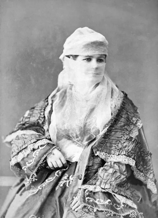 Framed Print : Lent woman, 1890s, Turkey, Asia