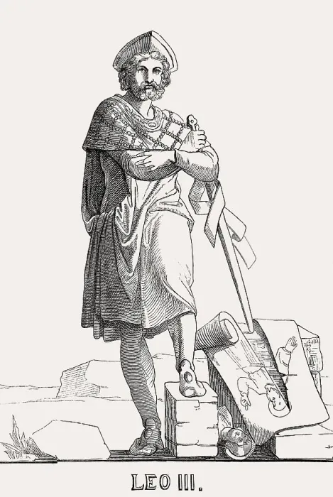 Framed Print : Leo III the Isaurian, c. 675 -741