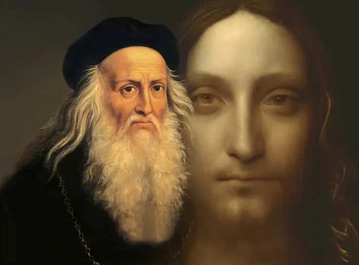 Framed Print : Leonardo da Vinci, 1452 - 1519, Italian painter, sculptor, architect and engineer, the painting Salvator Mundi, Savior of the World, digitally edited Framed Print : Leonardo da Vinci, 1452 - 1519, Italian painter, sculptor, architect and engineer, the painting Salvator Mundi, Savior of the World, digitally edited