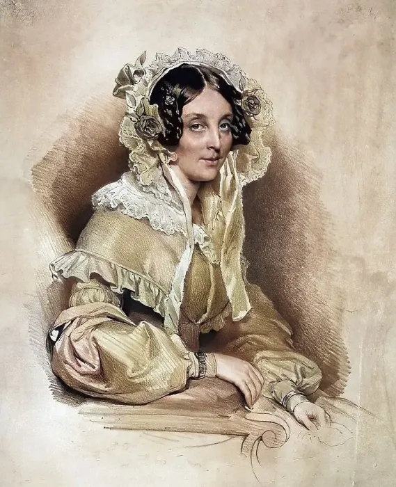 Framed Print : Leonilde von Raab, nee von Timoni (1801-1871) Framed Print : Leonilde von Raab, nee von Timoni (1801-1871)
