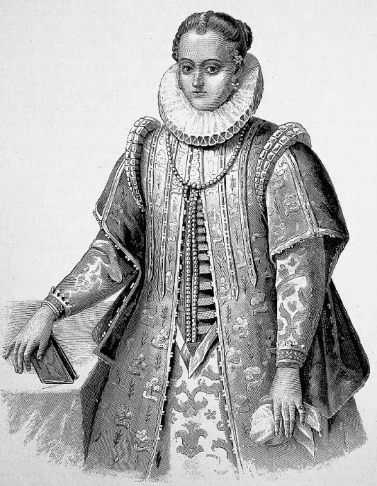 Framed Print : Leonore of Este, 1515-1575, sister of Duke Alfonso II d'Este