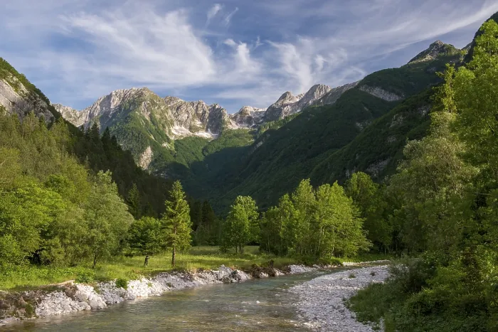 Framed Print : Lepenjica River, Bovec, Triglav National Park