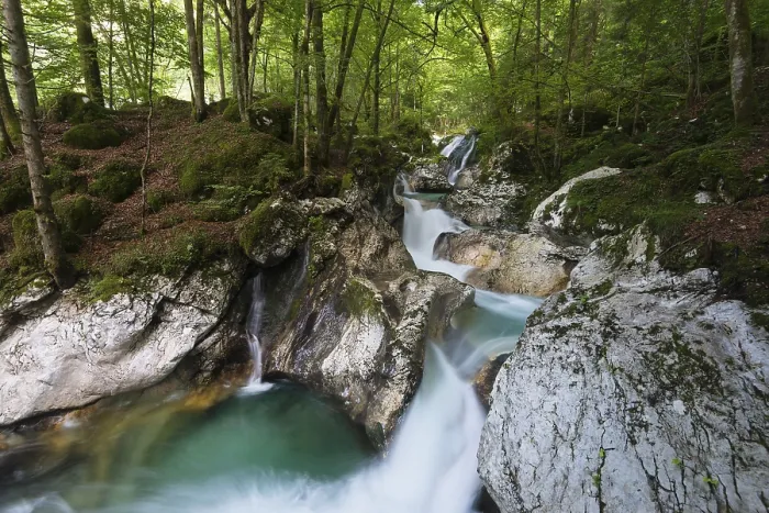 Framed Print : Lepenjica River, Cascades, Triglav National Park Framed Print : Lepenjica River, Cascades, Triglav National Park