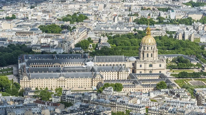 Framed Print : Les Invalides, view from Eiffel Tower Framed Print : Les Invalides, view from Eiffel Tower
